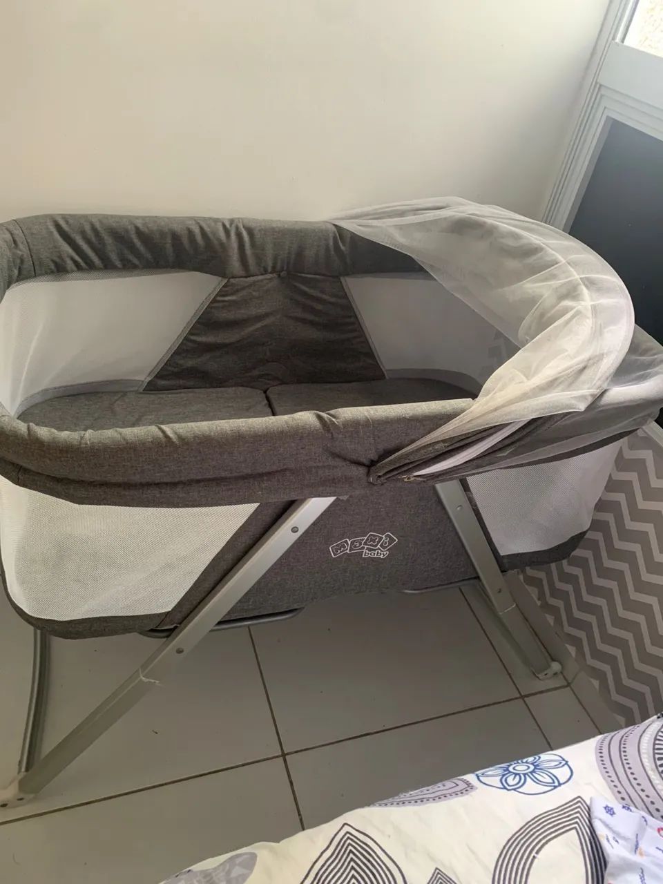  Berço Moisés Portátil Maxi Baby com Mosquiteiro  - Foto 2