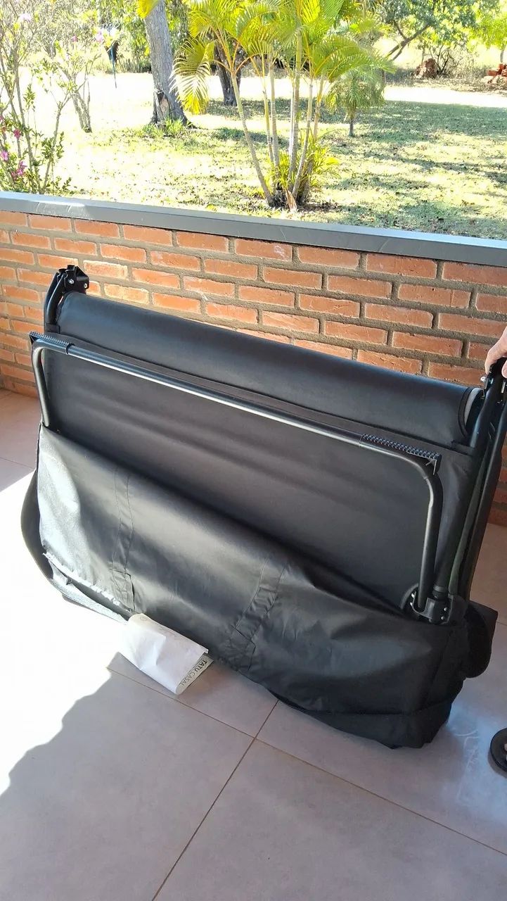 Vendo barraca camping casal suspensa NTK Náutica tatu casal, preta, c/ bolsa, nova. - Foto 4