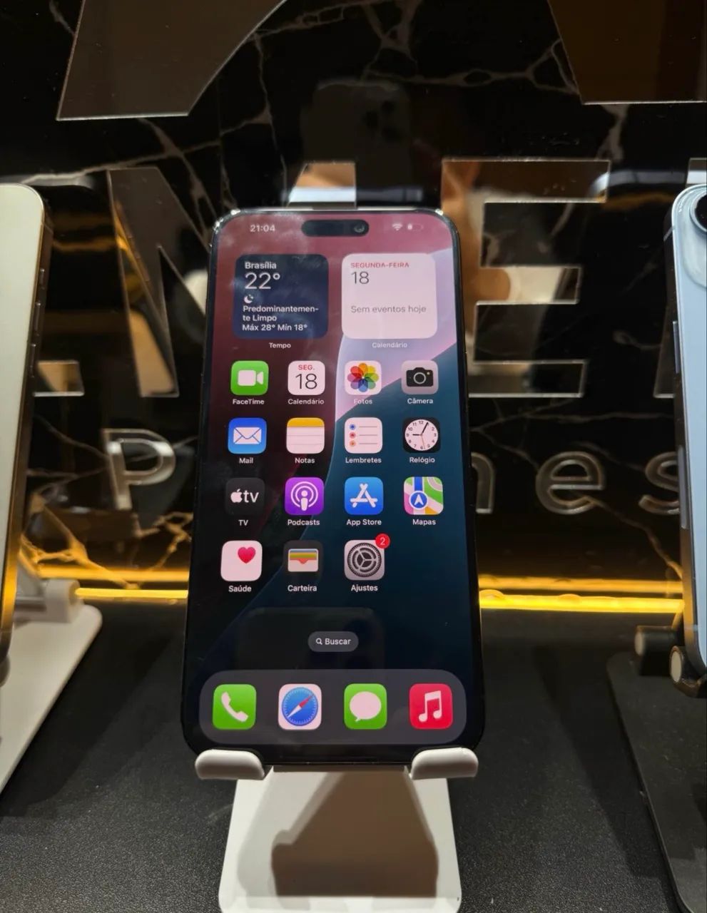 IPHONE 15 PRO 128 GB IMPECÁVEL!! - Foto 2