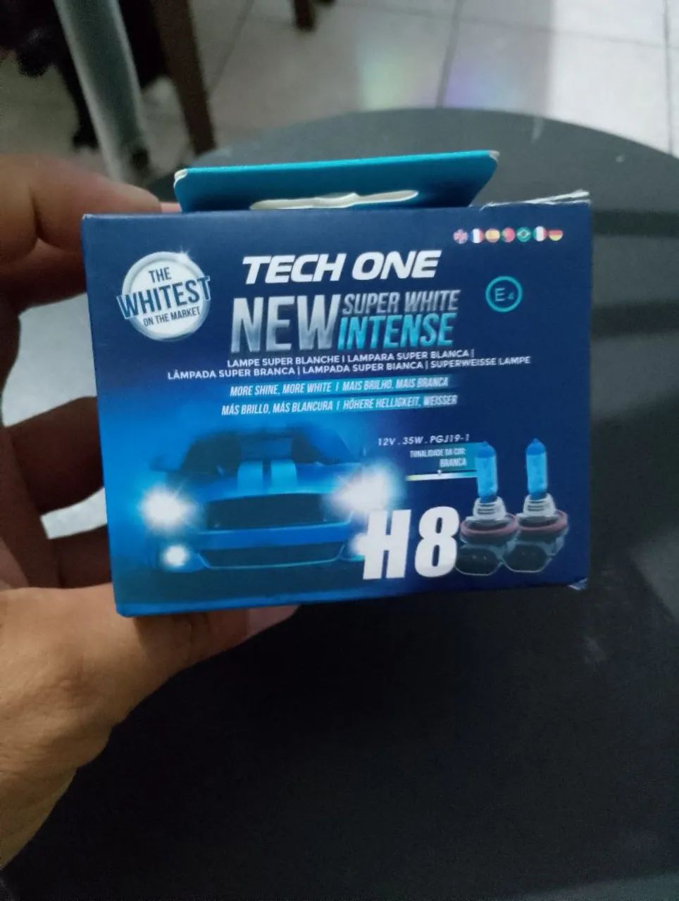 Pra de lâmpada super branca H8 12 volt  - Foto 2