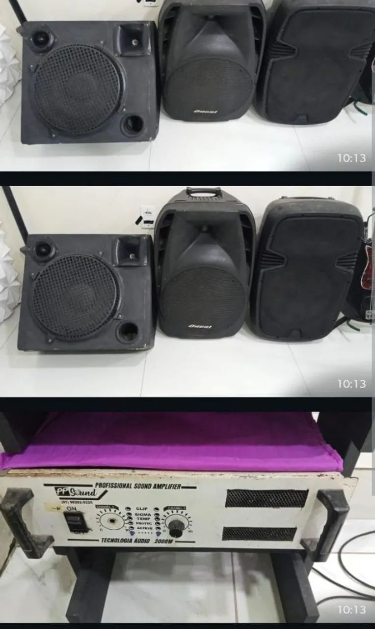 Caixas de Som e Força para igreja pra vender logo 