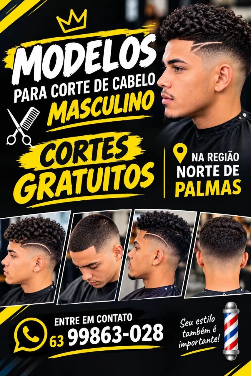 Corte de cabelo grátis 