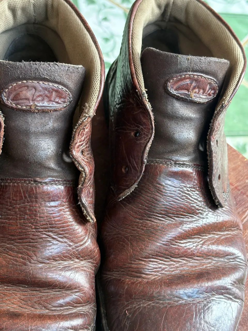 Bota de couro Clarks