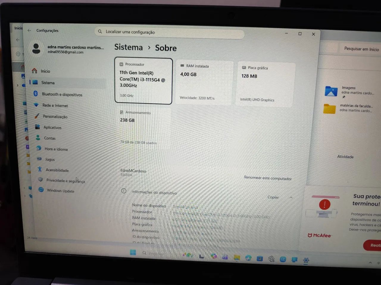 Notebook Samsung  - Foto 2