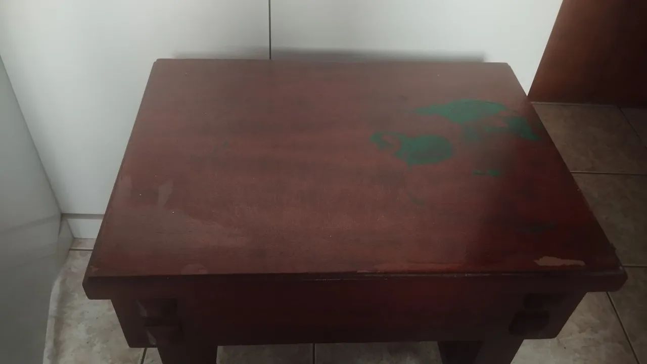 mesa de apoio | madeira mogno - Foto 4