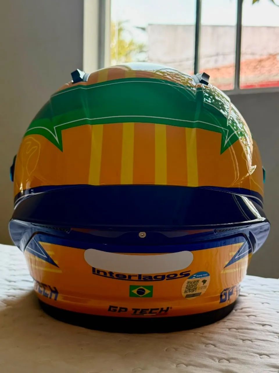 Capacete gp tech tamanho-58 - Foto 4