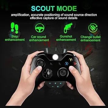Headset Adapter Sound Enhancer for Xbox One Game Controller Black - Foto 2