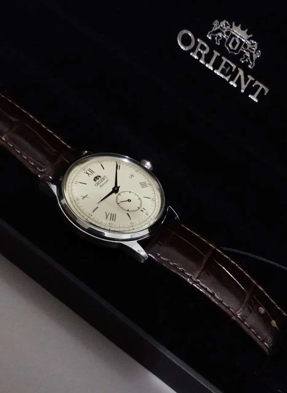 Relógio Orient Bambino Automático Ra-ap0105y30b