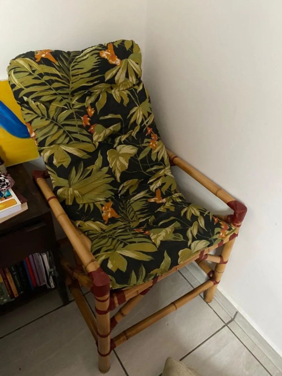 Sofá e duas poltronas de bambu - Foto 2
