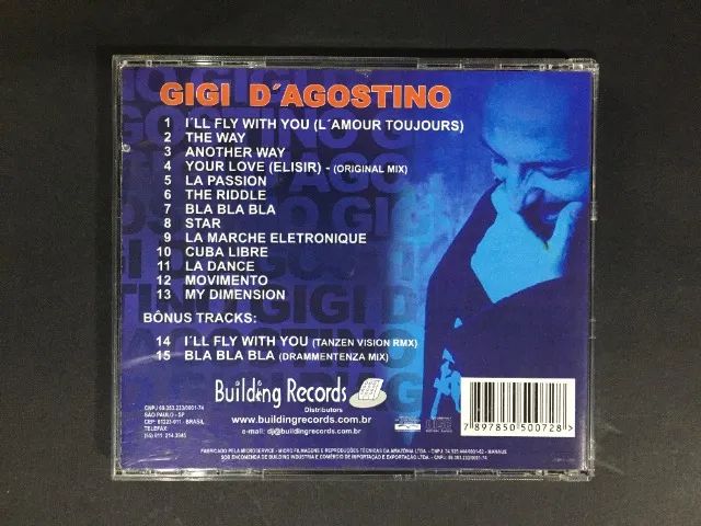 CD Gigi D'agostino - Gigi D'agostino (2000) Original - Building Records - Foto 2