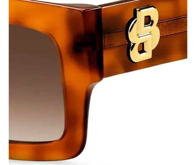 Óculos De Sol Hugo Boss 1654/s 086 - Marrom 54 - Foto 3