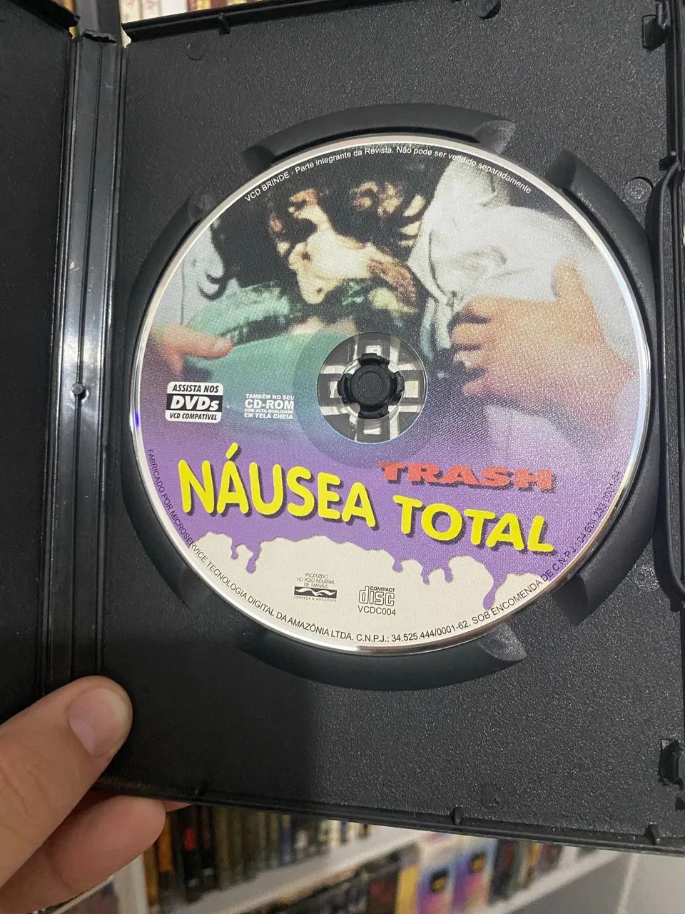 DVD Trash Náusea Total Filme Terror de Peter Jackson (O Senhor dos Anéis) Original e Raro - Foto 3