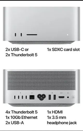 Apple Mac Studio M4 Max 14-core/32-core 36gb Ram 512gb Ssd Apple Mac Studio M4 Max 14-cor - Foto 3