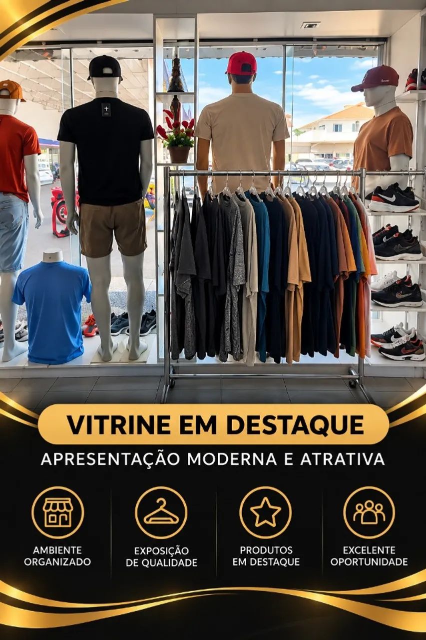 VENDE-SE LOJA COMPLETA DE MODA MASCULINA BIGUAÇU/SC - Foto 4