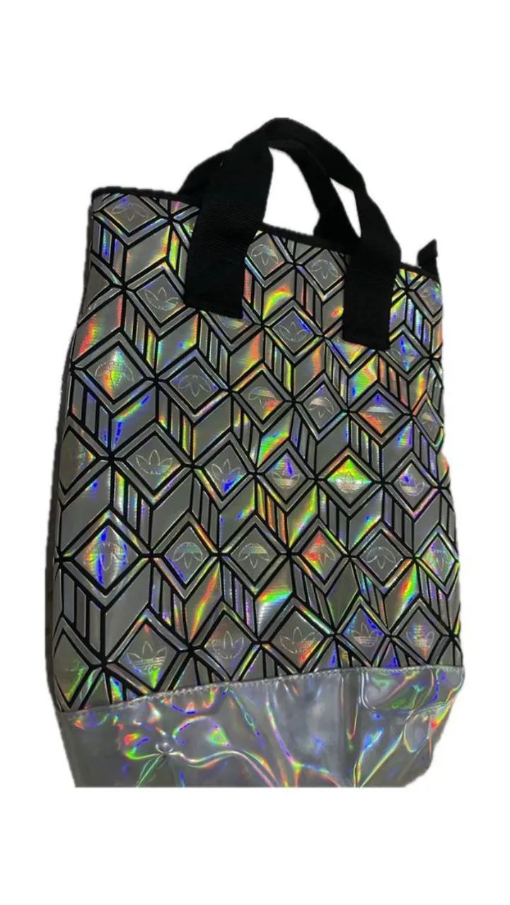 Bolsa/mochila adidas holográfica  - Foto 3