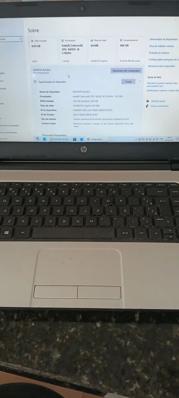 Notebook HP Intel Celeron N2830 2.16 GHz - Foto 4