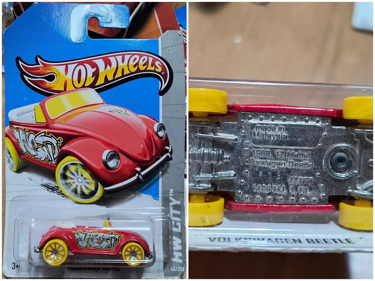 Fusca Hotwheels 