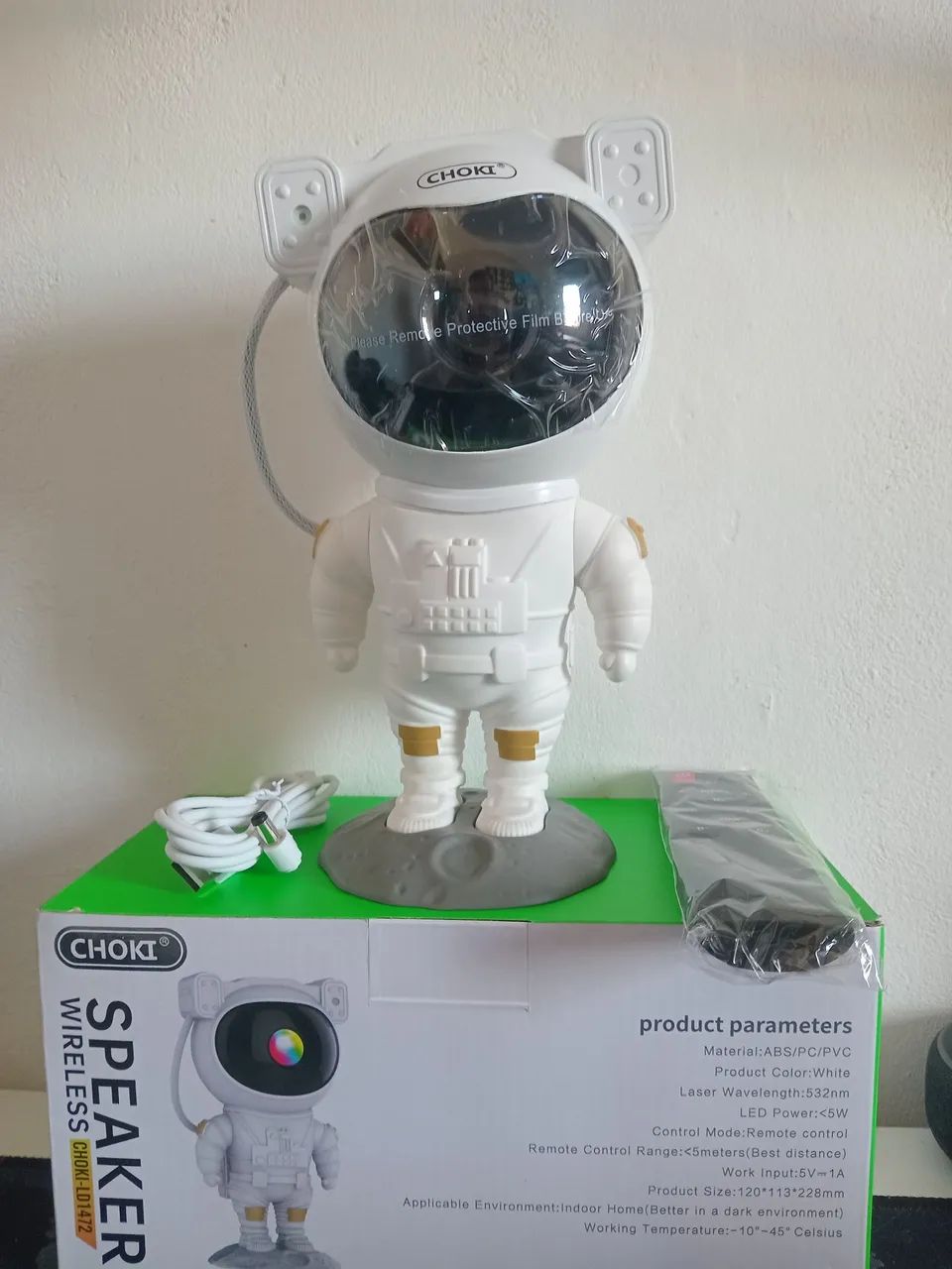 Projetor de estrelas e galáxias astronauta com controle remoto / PREÇO IMBATÍVEL 