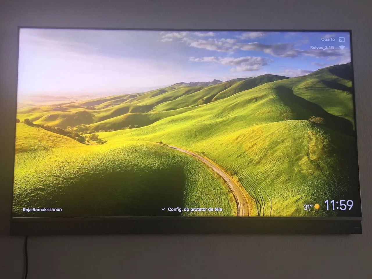 Tv 65 Smart 4k Mini led com Google e Soundbar 