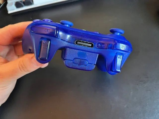 Controle Xbox 360 customizado azul com Hall Effect - Foto 2