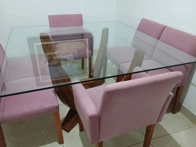 MESA COM 6 CADEIRAS - Foto 2