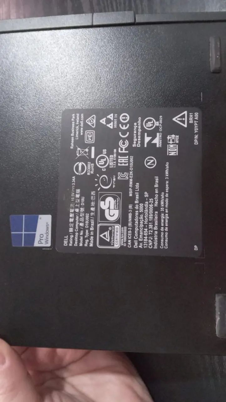 Mini cpu dell optplex 3050 i3 com ssd e carregador  - Foto 4