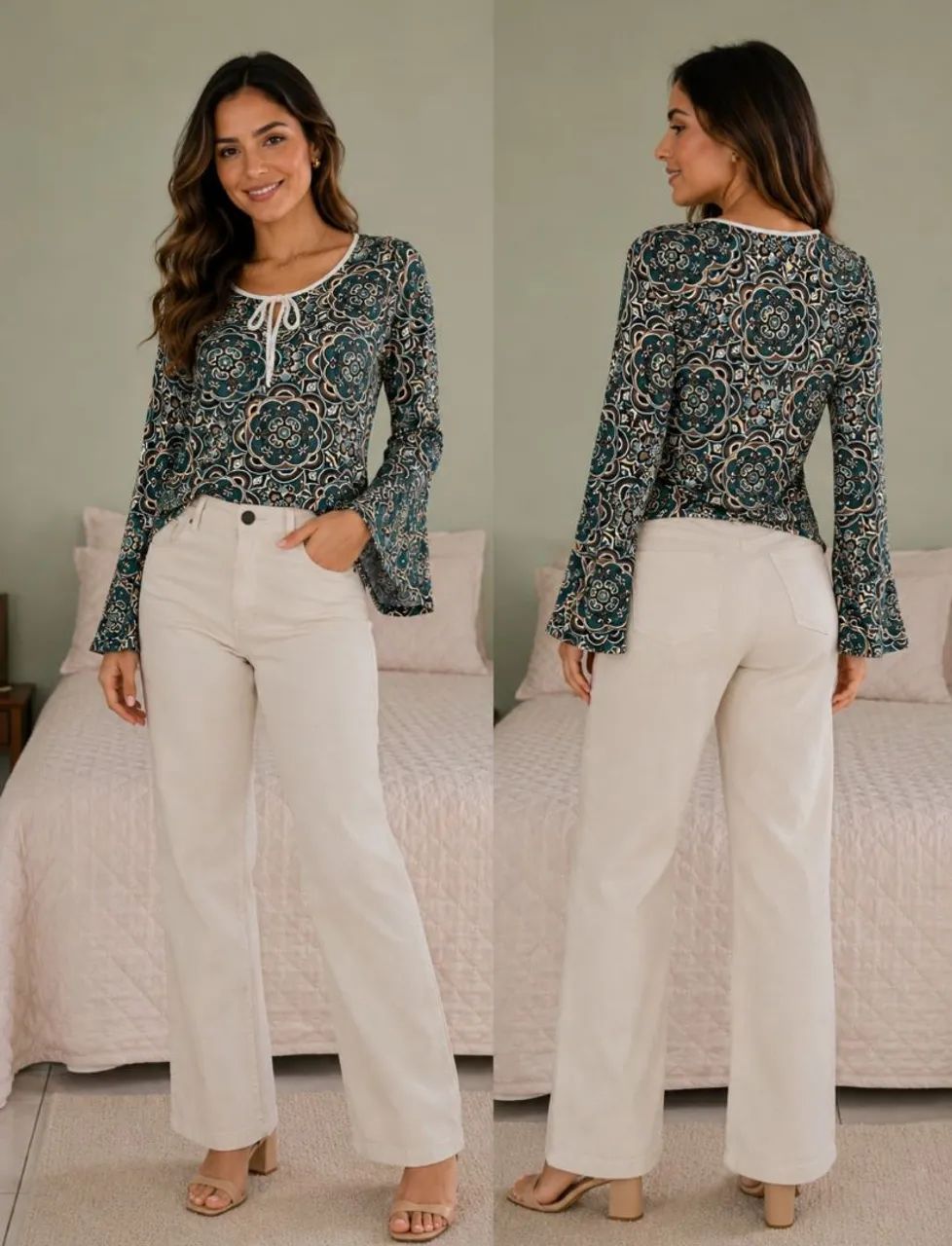 Calça e blusa 