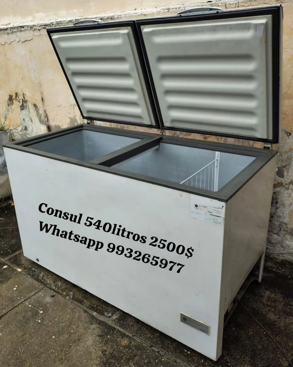 Freezer Consul 540 litros funcionando perfeitamente digital 