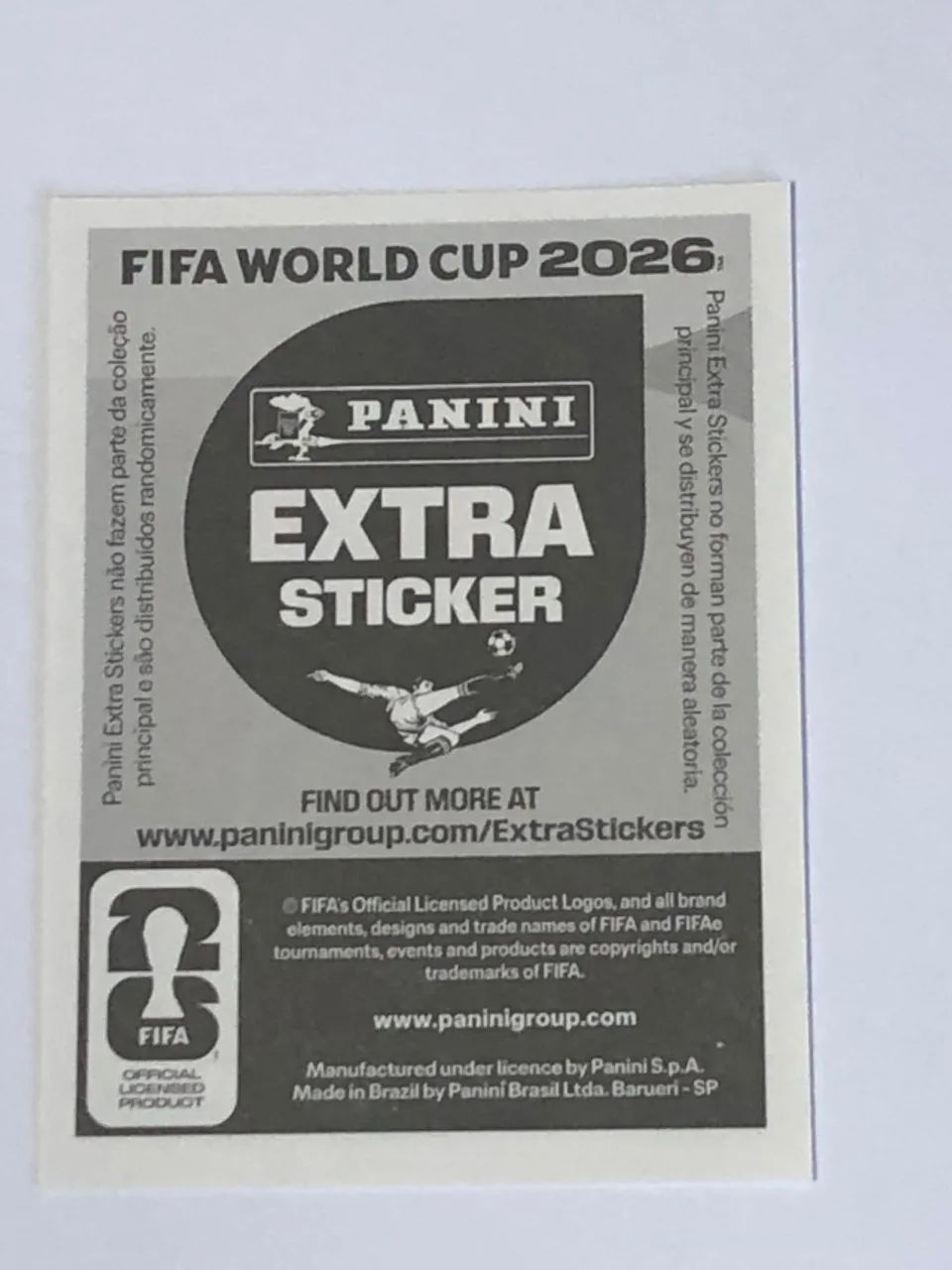 Figurinha extra Legend Florian Wirtz ouro original Panini 2026 - Foto 2