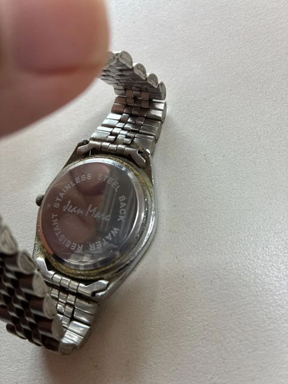 relógio jean marc quartz prateado - Foto 4