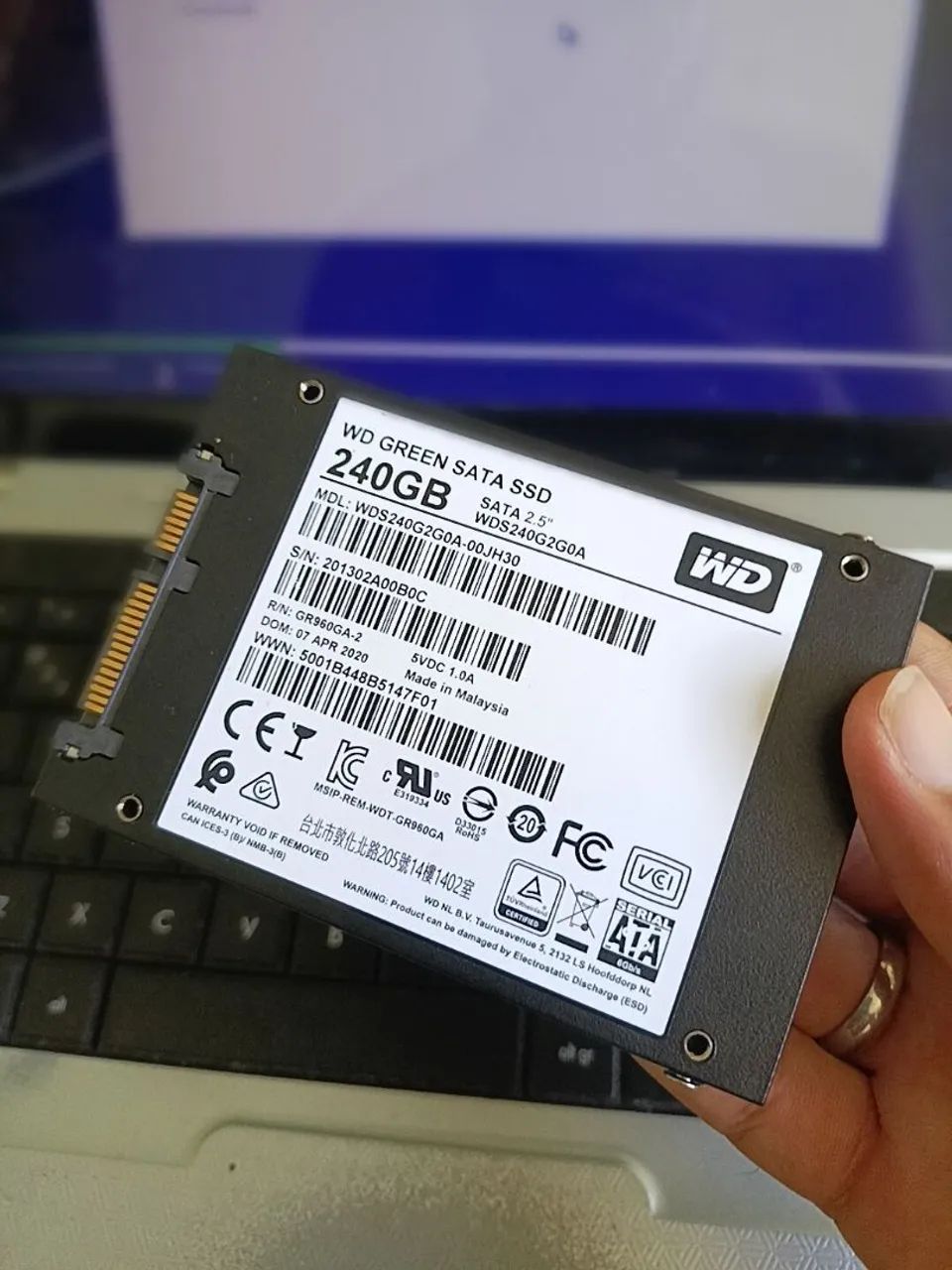 SSD 240GB -funcionando perfeitamente  - Foto 2