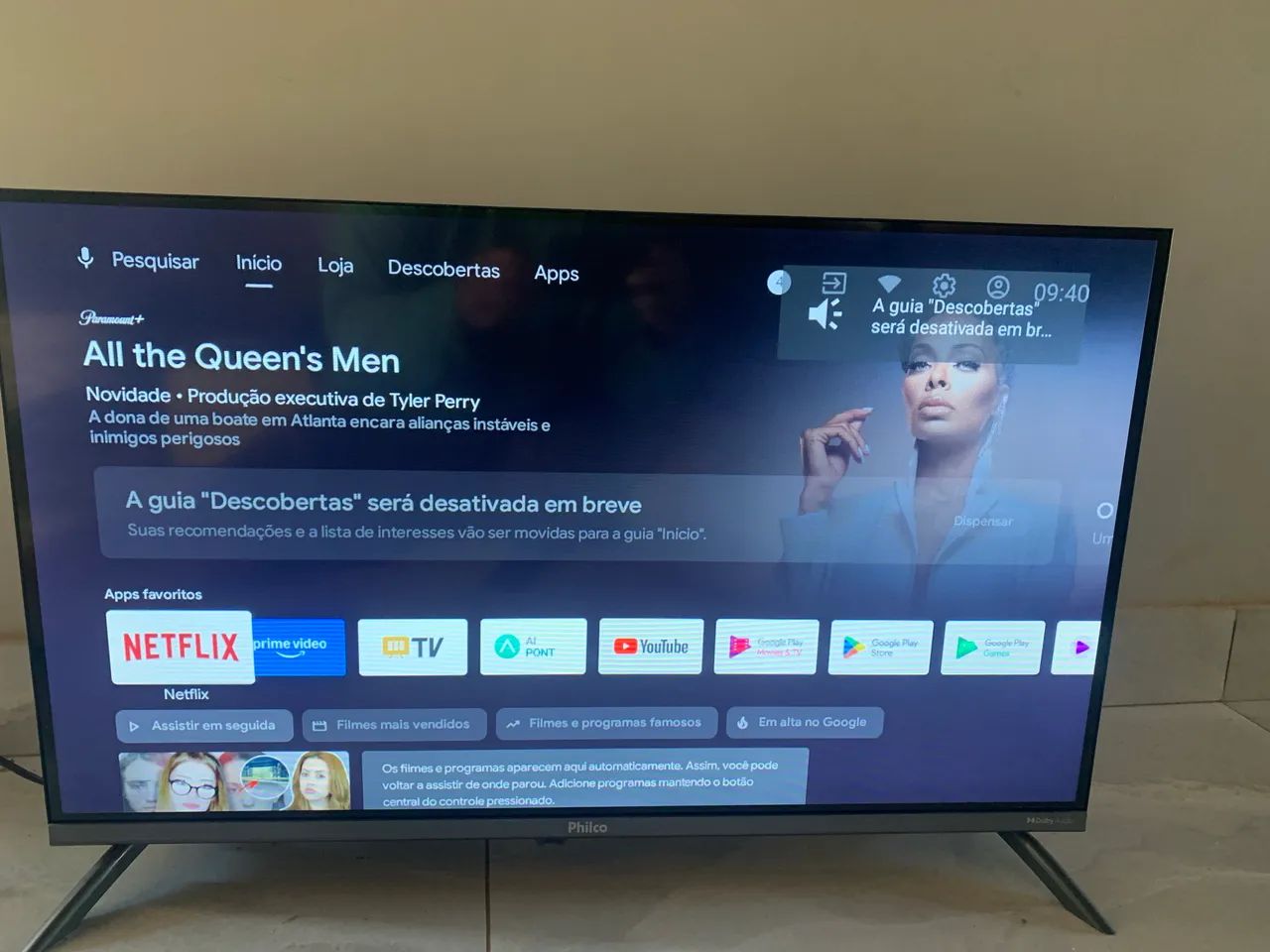 Smart tv Philco com Bluetooth e Android 32 polegadas  - Foto 2
