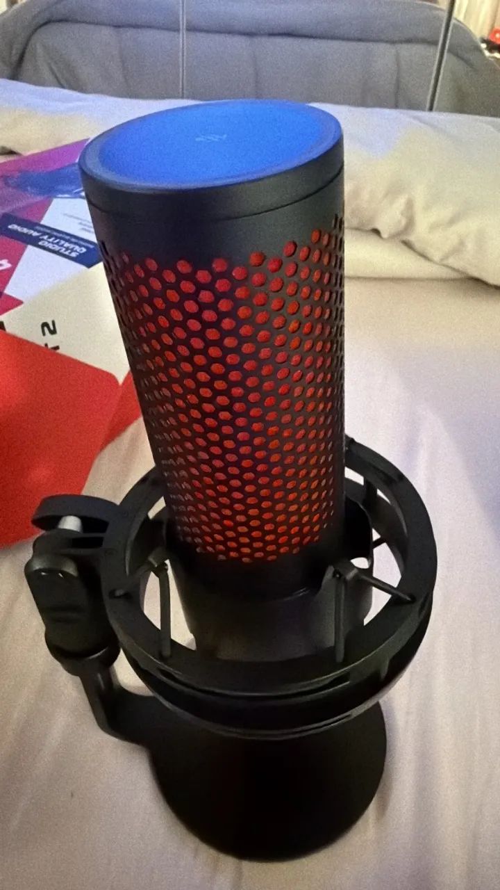 Microfone HyperX QuadCast 2 - NOVO, NUNCA USADO - Foto 2
