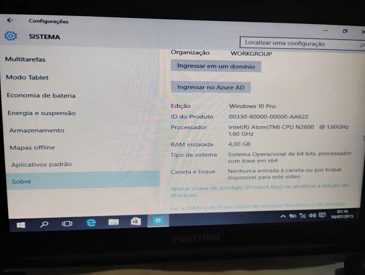 Netbook Positivo funcionando perfeitamente  - Foto 3