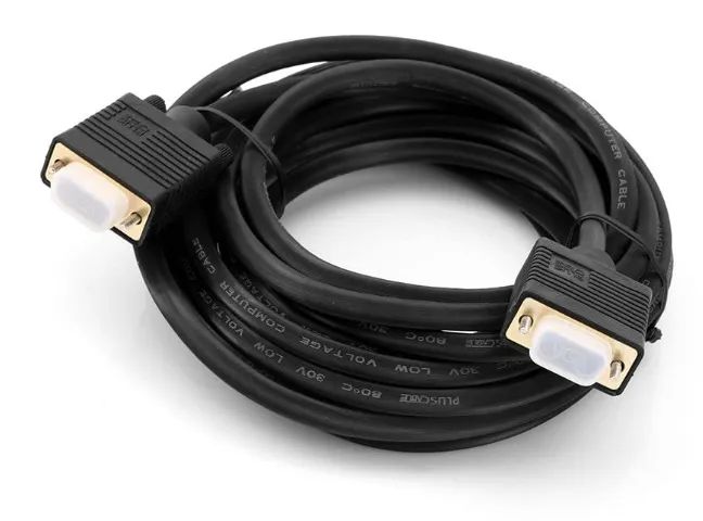 CABO VGA 1.8 METROS PLUSCABLE PC-MON1802 CONECTOR GOLD - Foto 2