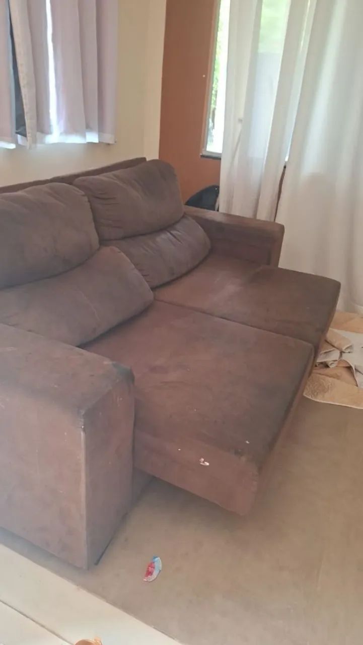 Vendo sofá 2 lugares usado - Foto 3