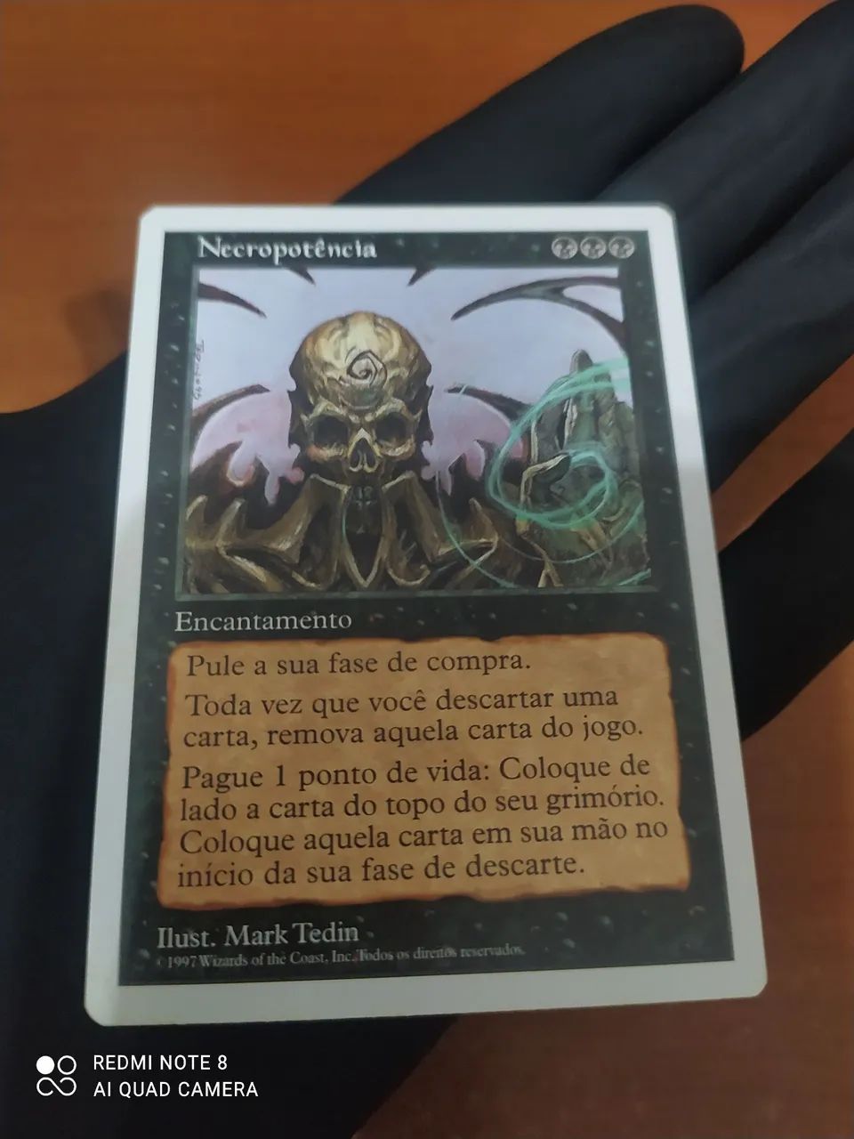 Carta de Magic The Gathering Necropotência