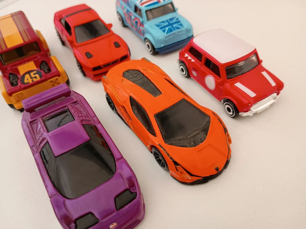 Lote Hot Wheels Loose - Maserati, Lamborghini, Bugatti e Mini - Foto 5