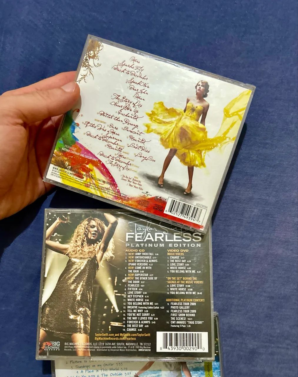 CDs Taylor Swift Fearless Platinum Edition importado + Spaek Now