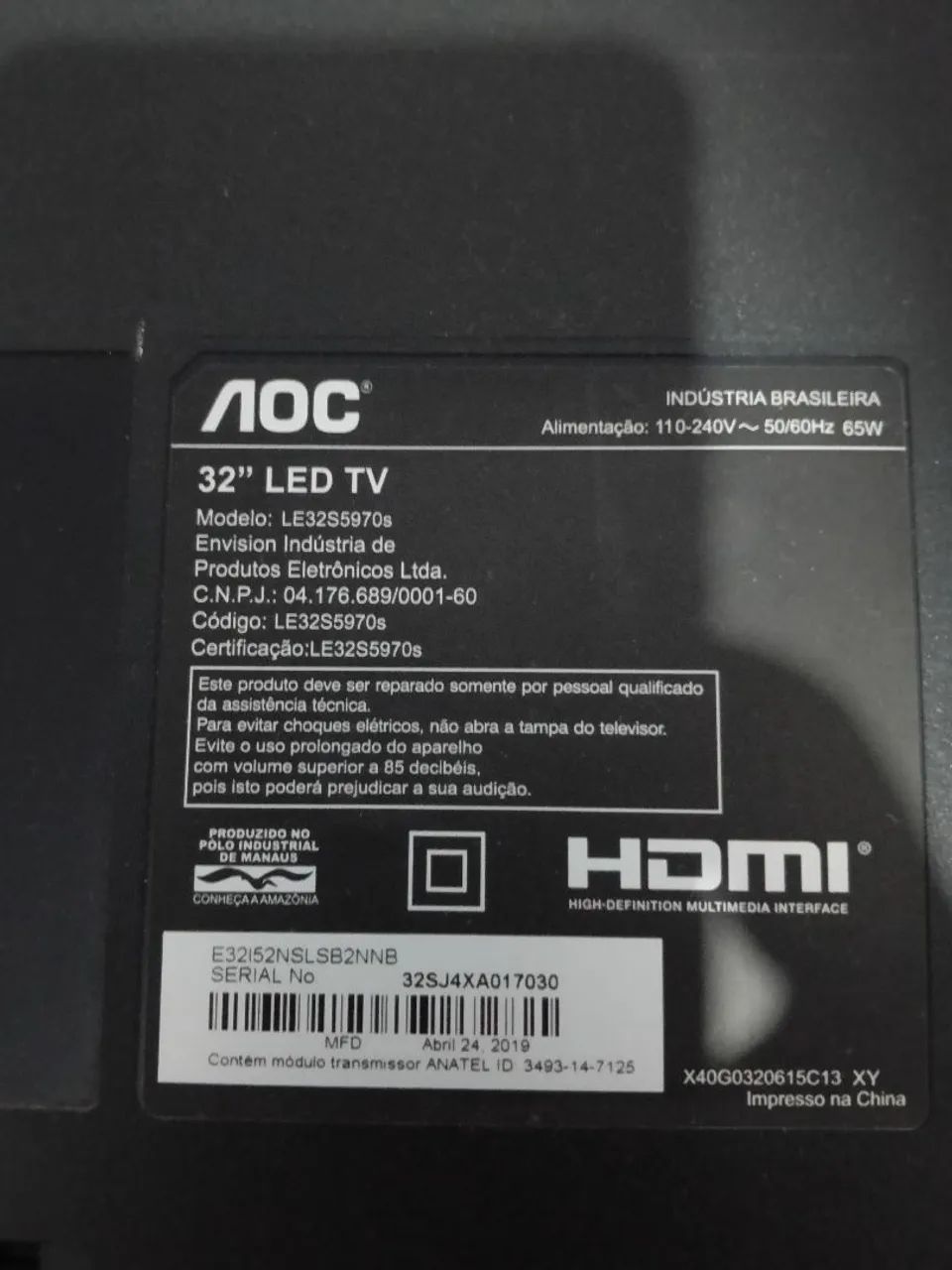 Vendo TV AOC 32" - Foto 3