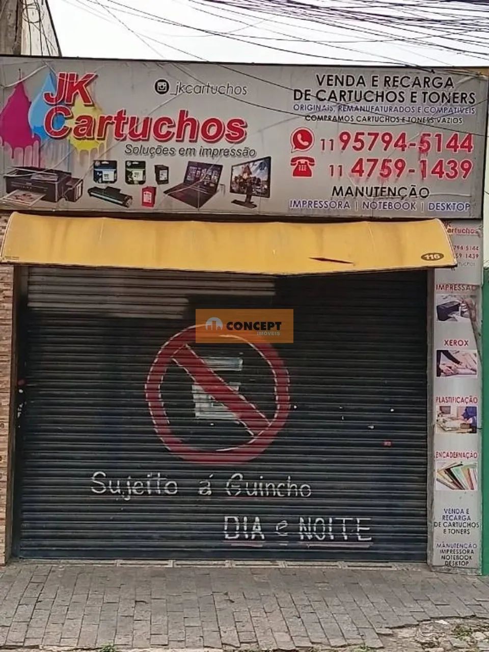 Salão para alugar, 80 m² por R$ 3.059/mês - Centro - Suzano/SP