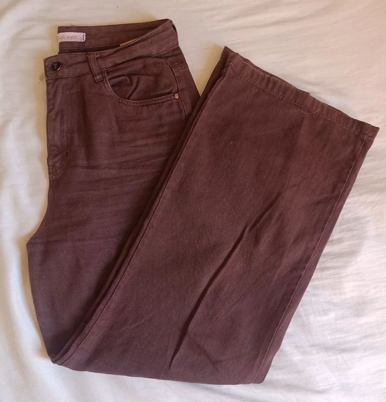 Calça Wide leg jeans 