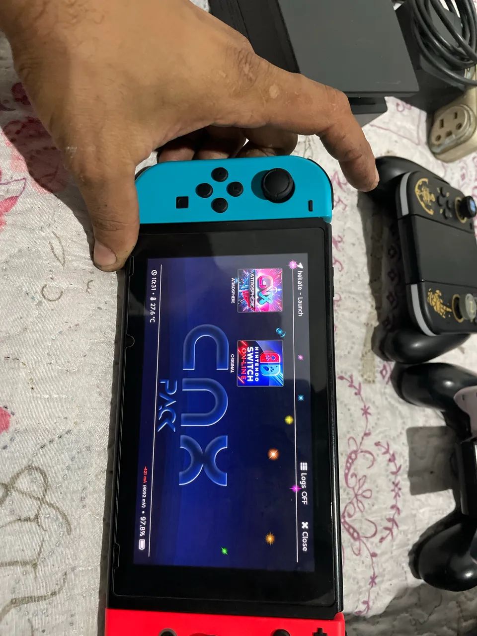 Nintendo Switch Desbloqueado 128GB - Foto 2