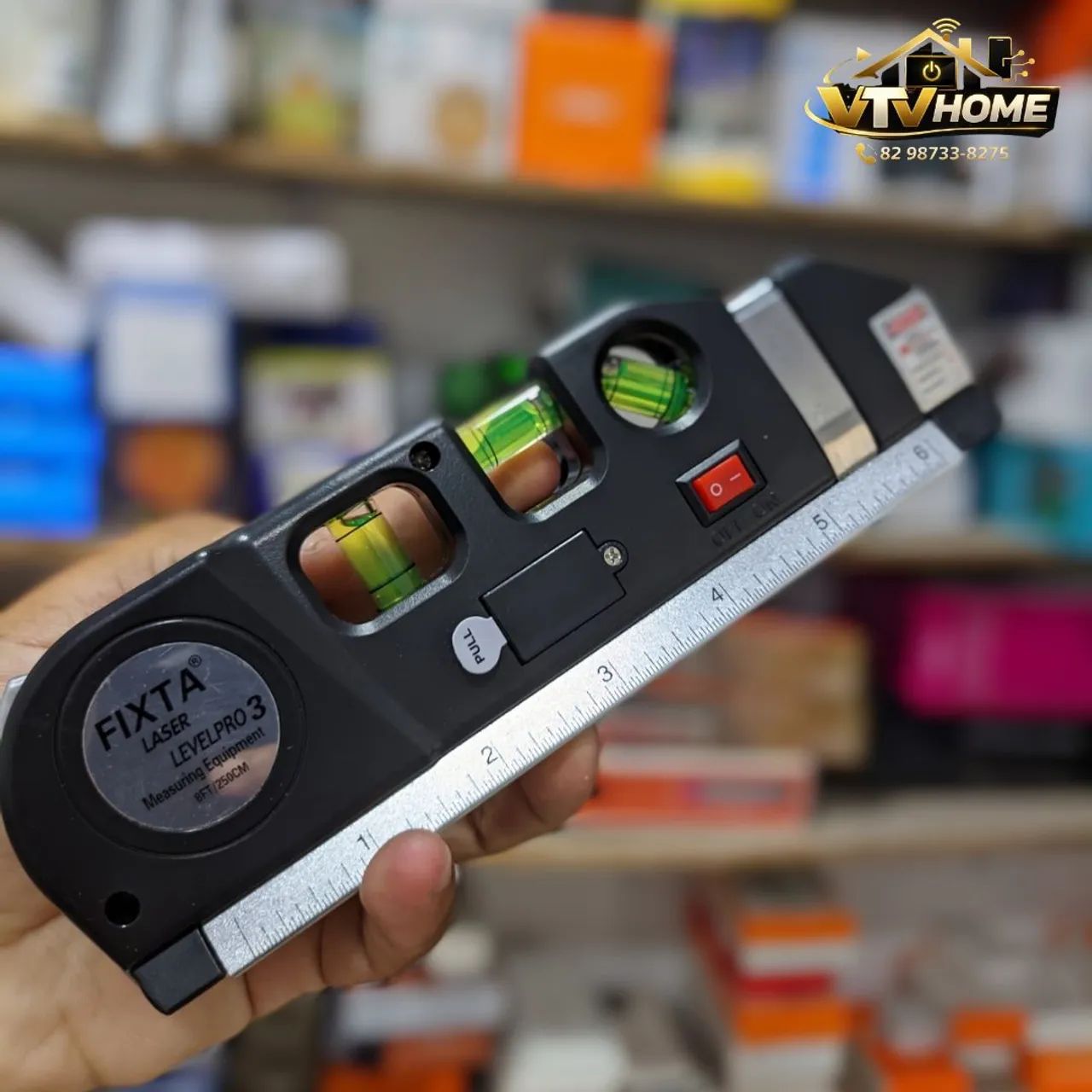 Nível a Laser Com Trena + Entrega Grátis  - Foto 3