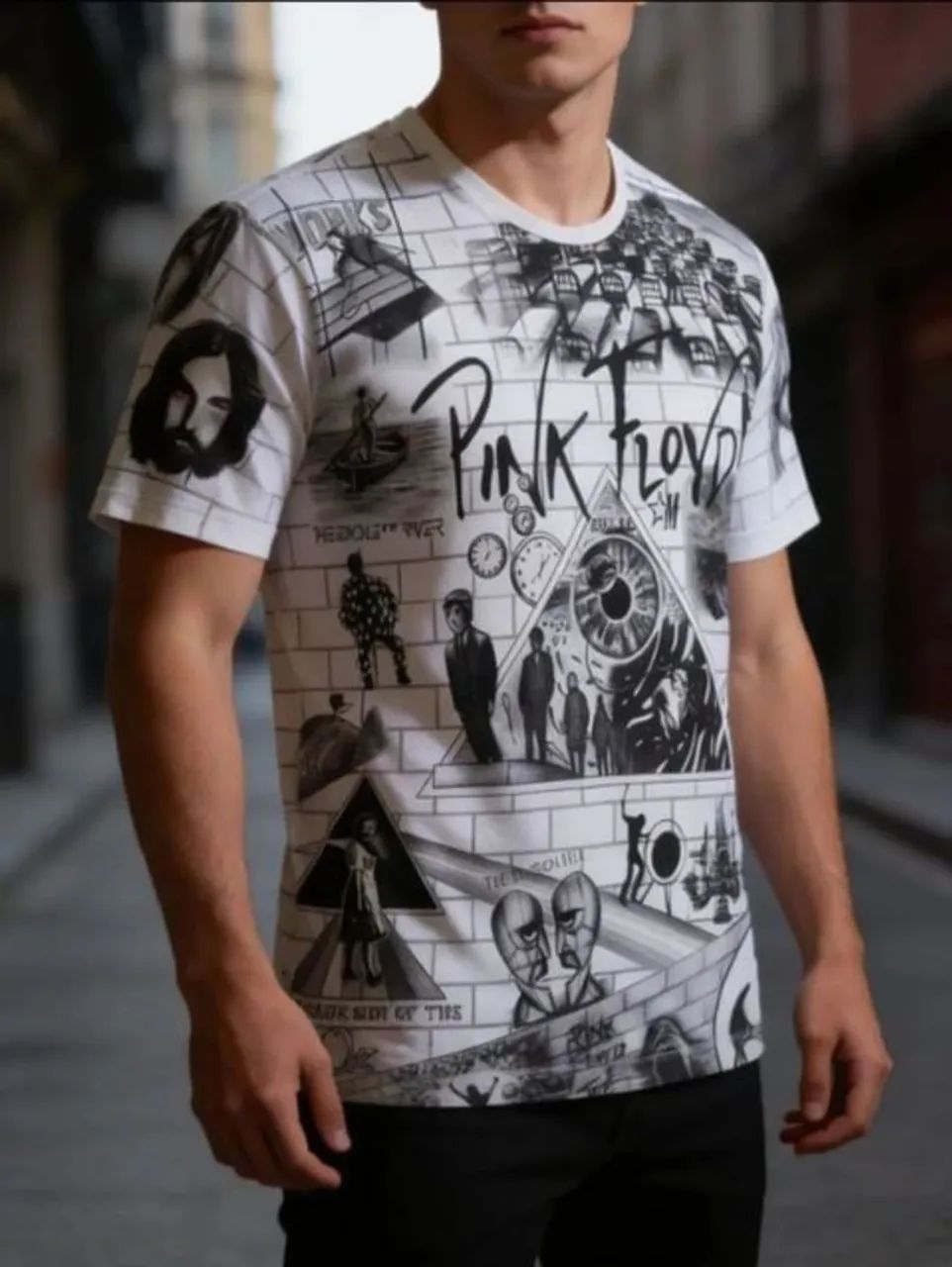 Camiseta Pink Floyd Tamanho M