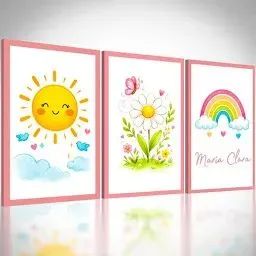 QUADROS DECORATIVOS INFANTIL QUARTO  - Foto 4
