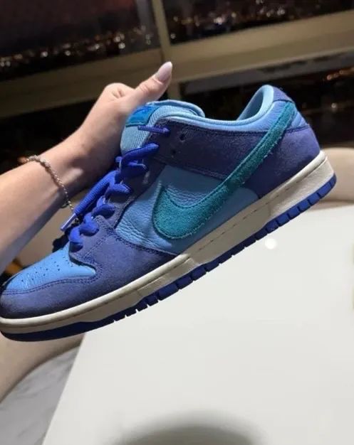 Tênis Sb Dunk Low Pro Blue Raspberry - Foto 2