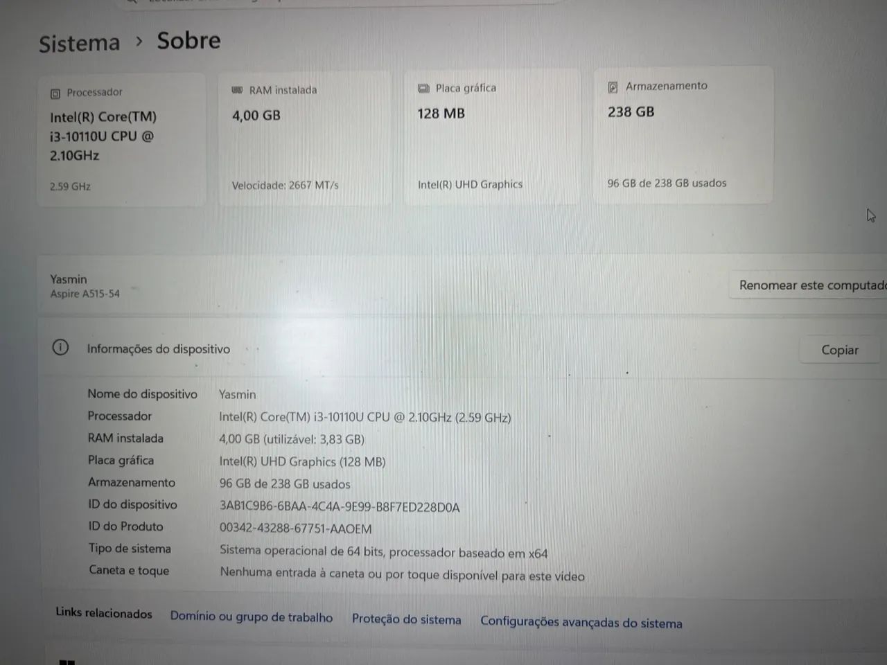 Notebook acer prata todo bom  - Foto 4