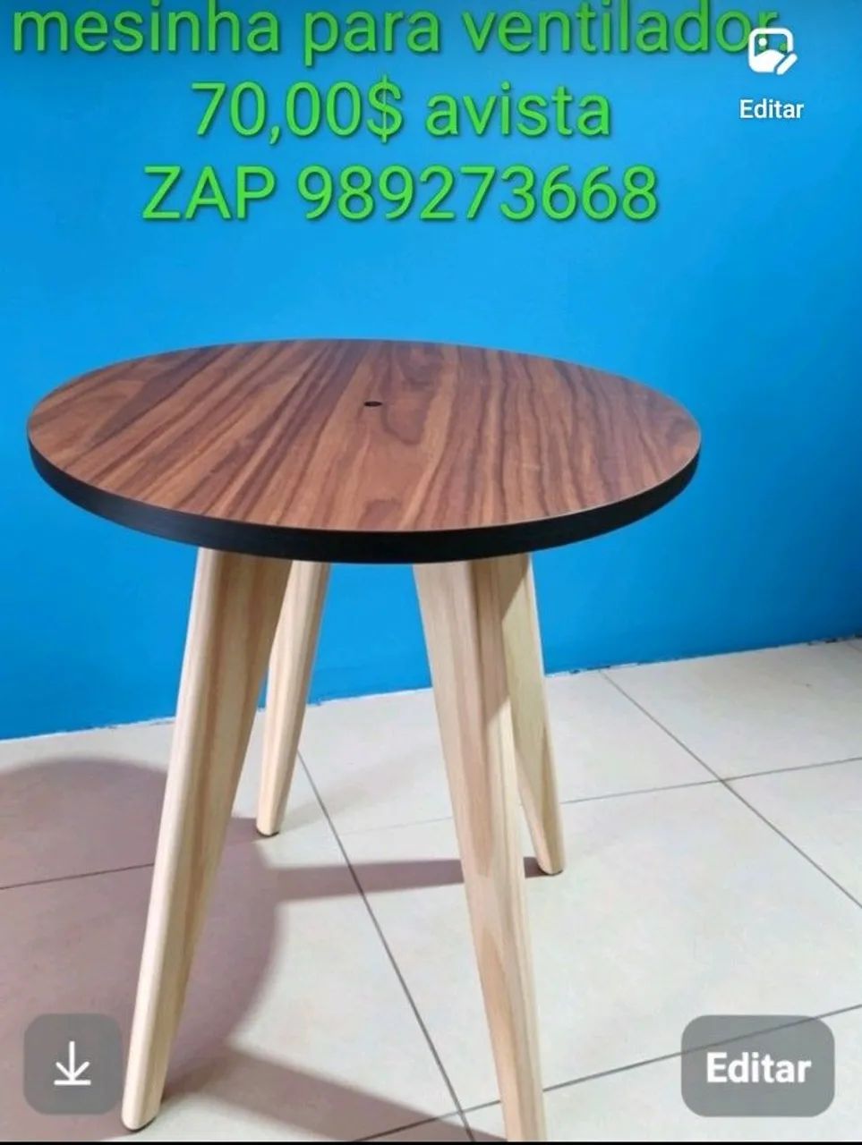 Mesinha para ventilador 