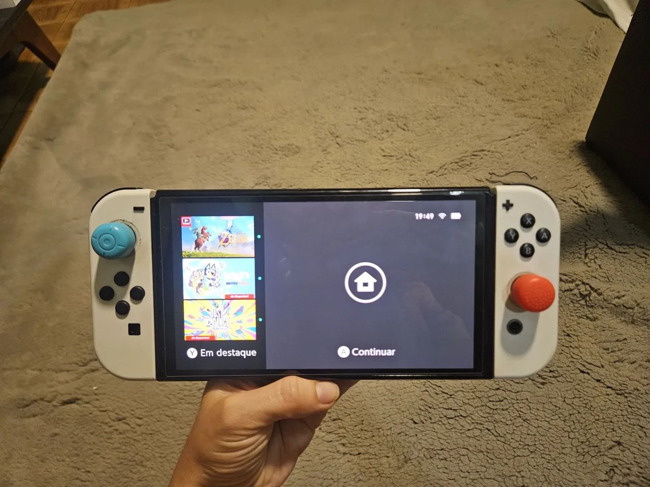 Nintendo Switch Oled Branco - Foto 3